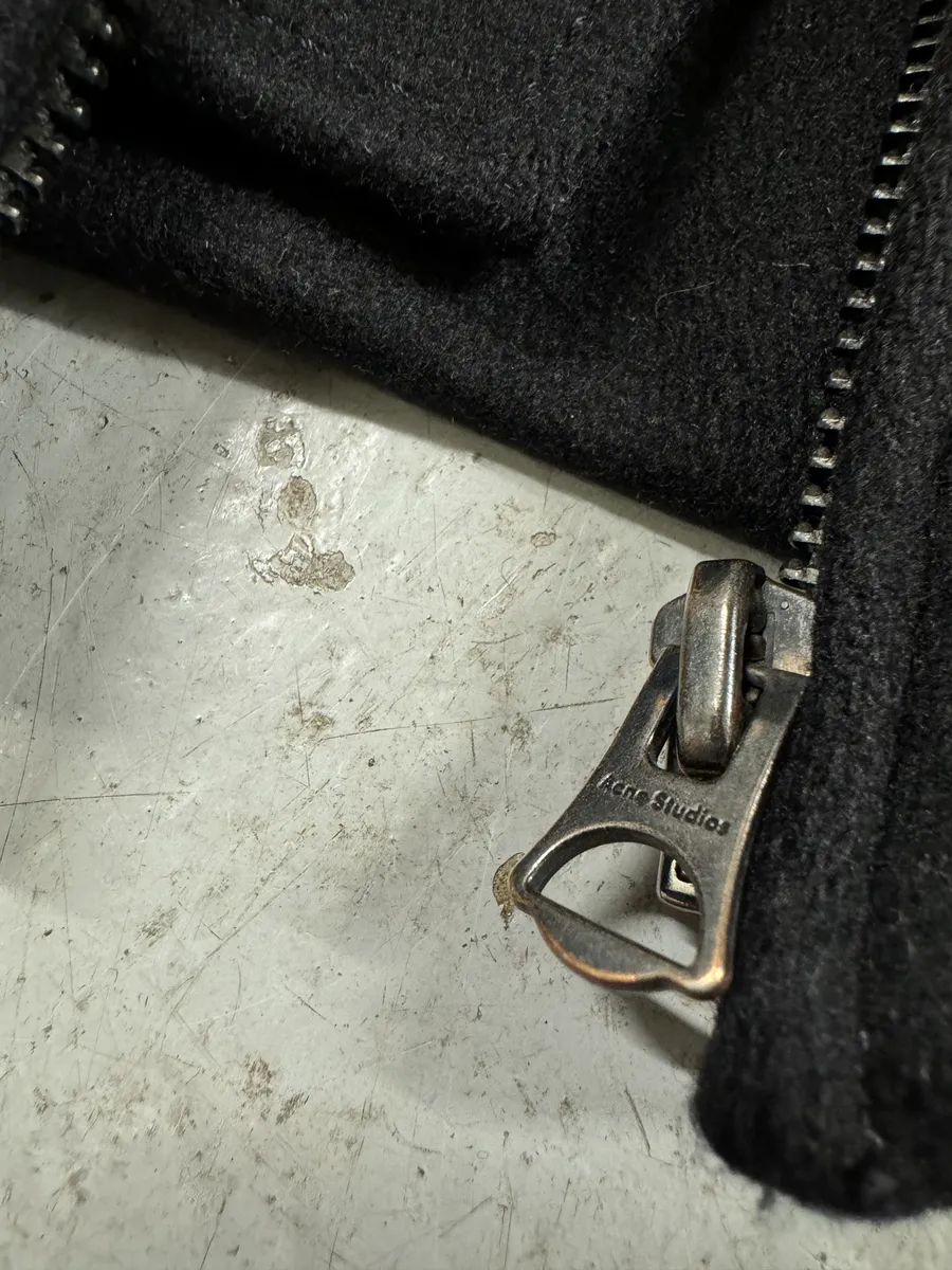 AW2016 Acne studios Black Wool Structural Jacket - Image 7