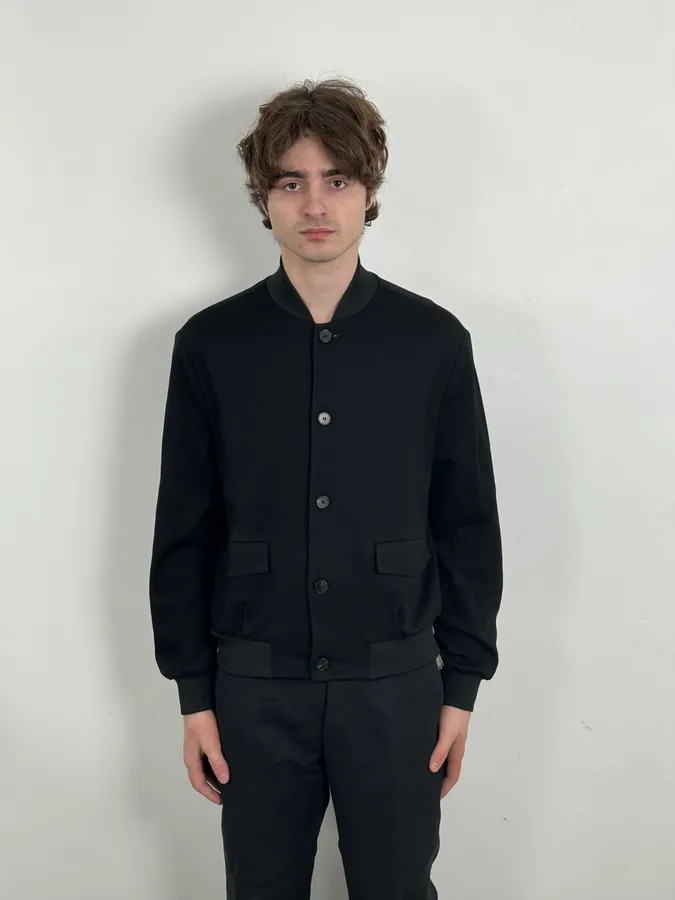 AW2016 Alexander McQueen Black Buttoned Minimalist Jacket - Image 2