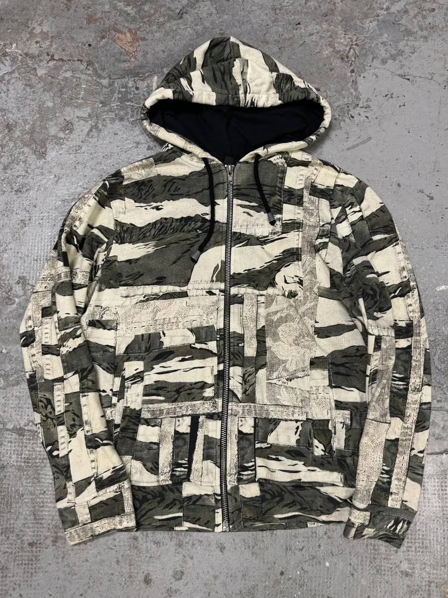 AW2016 Cavalli Military Urban Zip-up Sweatshirt