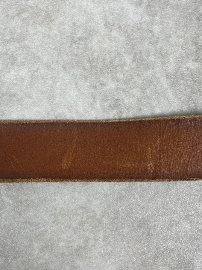 AW2016 Gucci Blind for Love Brown Leather Belt Rodeo Grey Buckle - Image 7