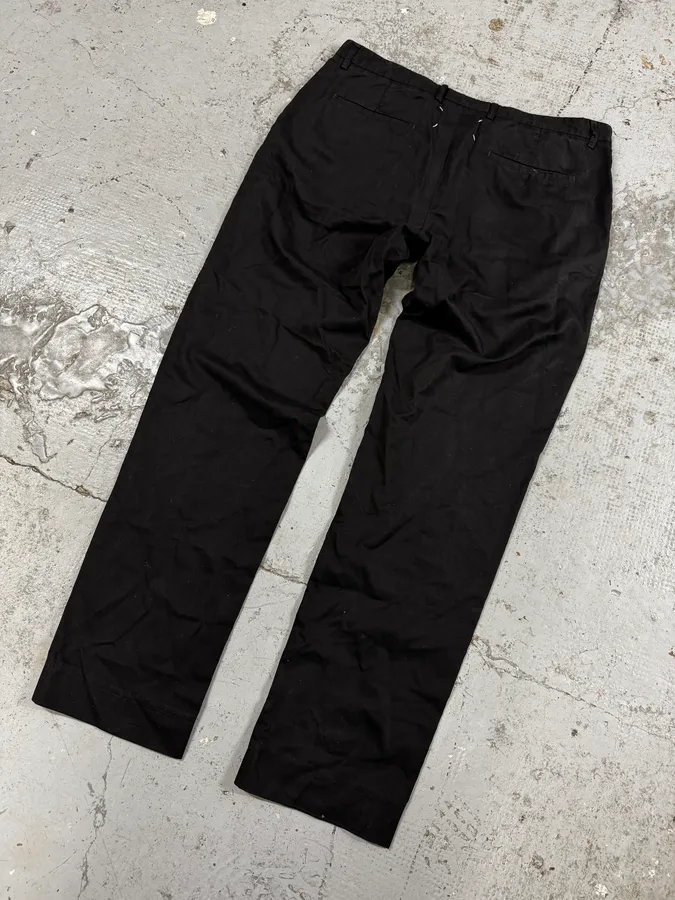 AW2016 Maison Margiela Black Signature Pants - Image 4