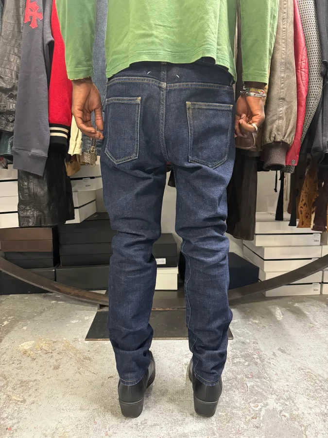 AW2016 Maison Margiela Brut Navy Denim Jeans - Image 3