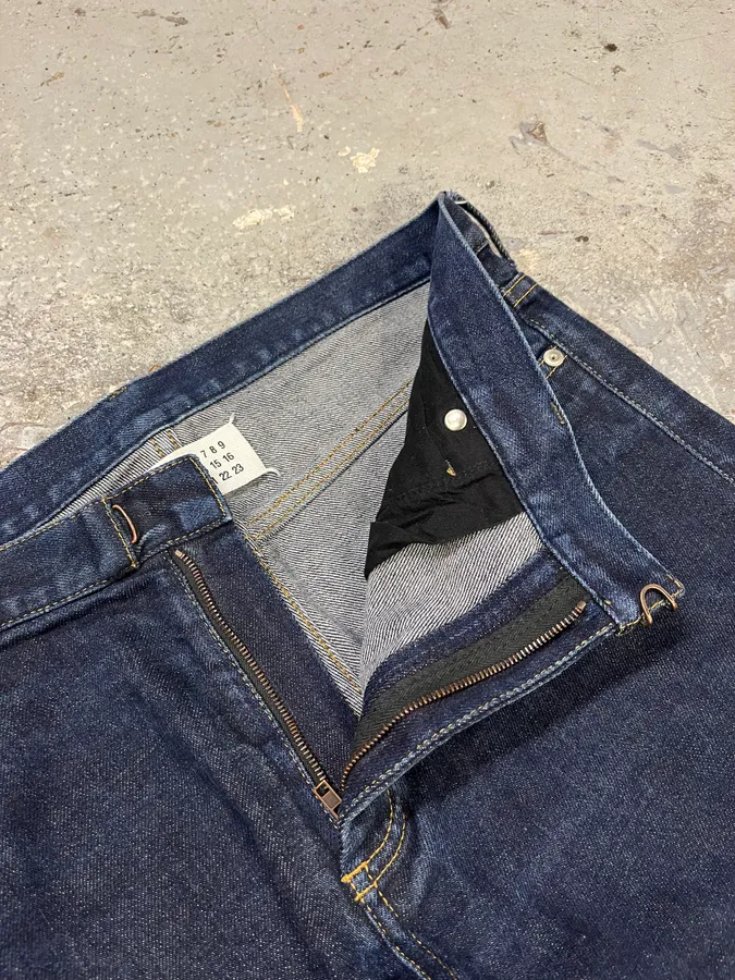 AW2016 Maison Margiela Brut Navy Denim Jeans - Image 9