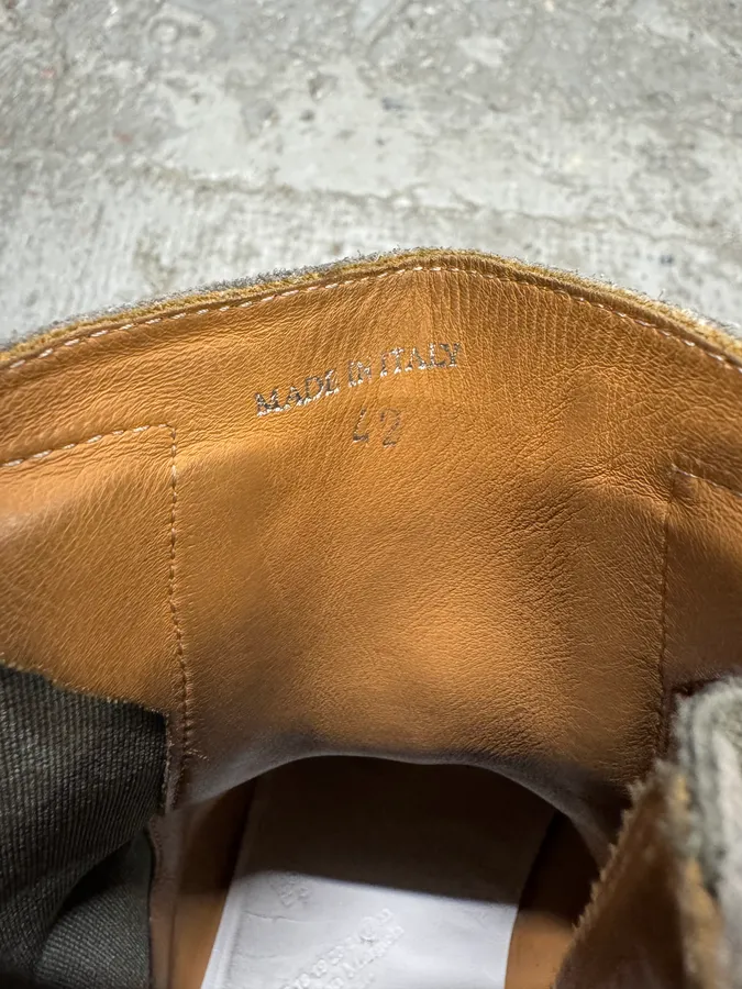 AW2016 Maison Margiela Grey Suede Boots - Image 9