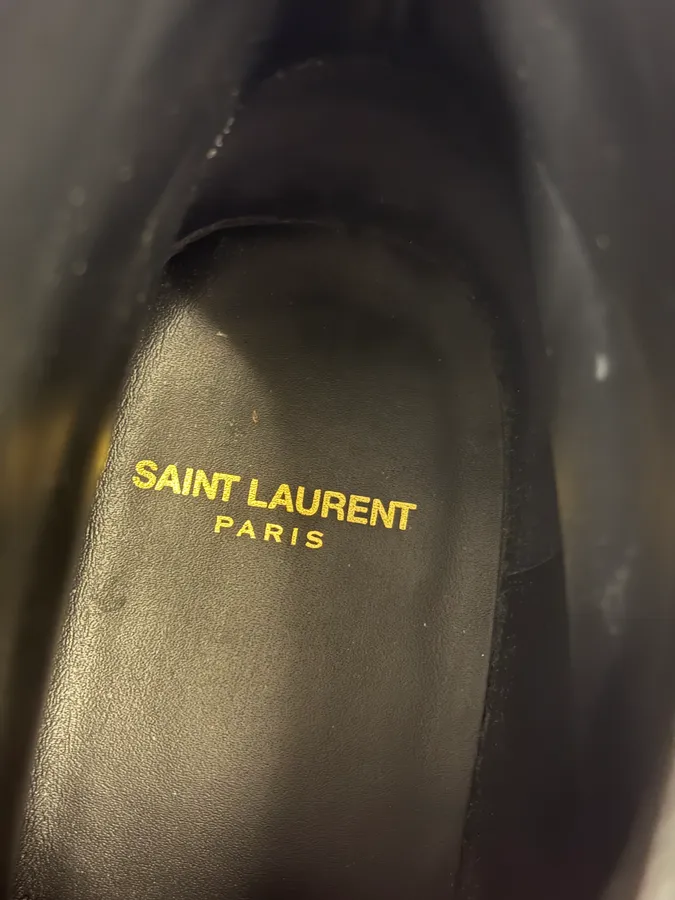 AW2016 Saint Laurent Black Classy Leather Boots - Image 10