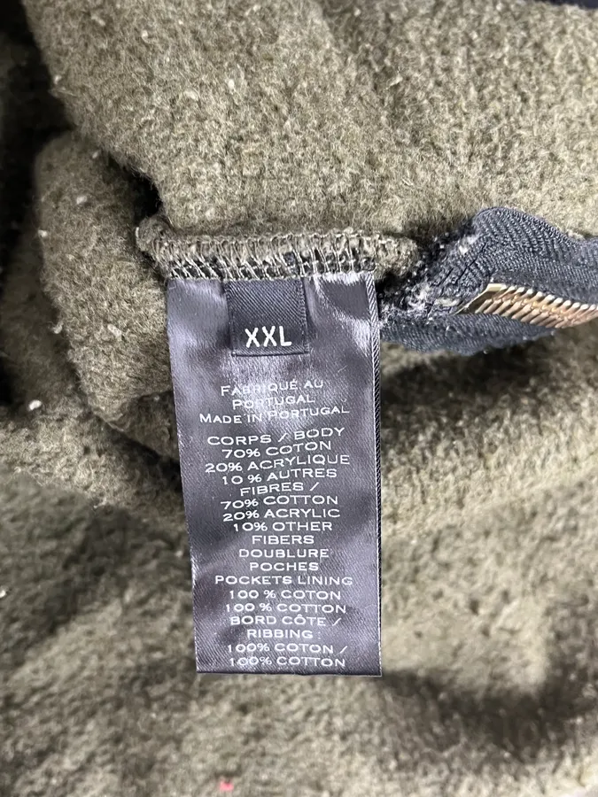 AW2017 Balmain Khaki Green Relaxed Hoodie - Image 10