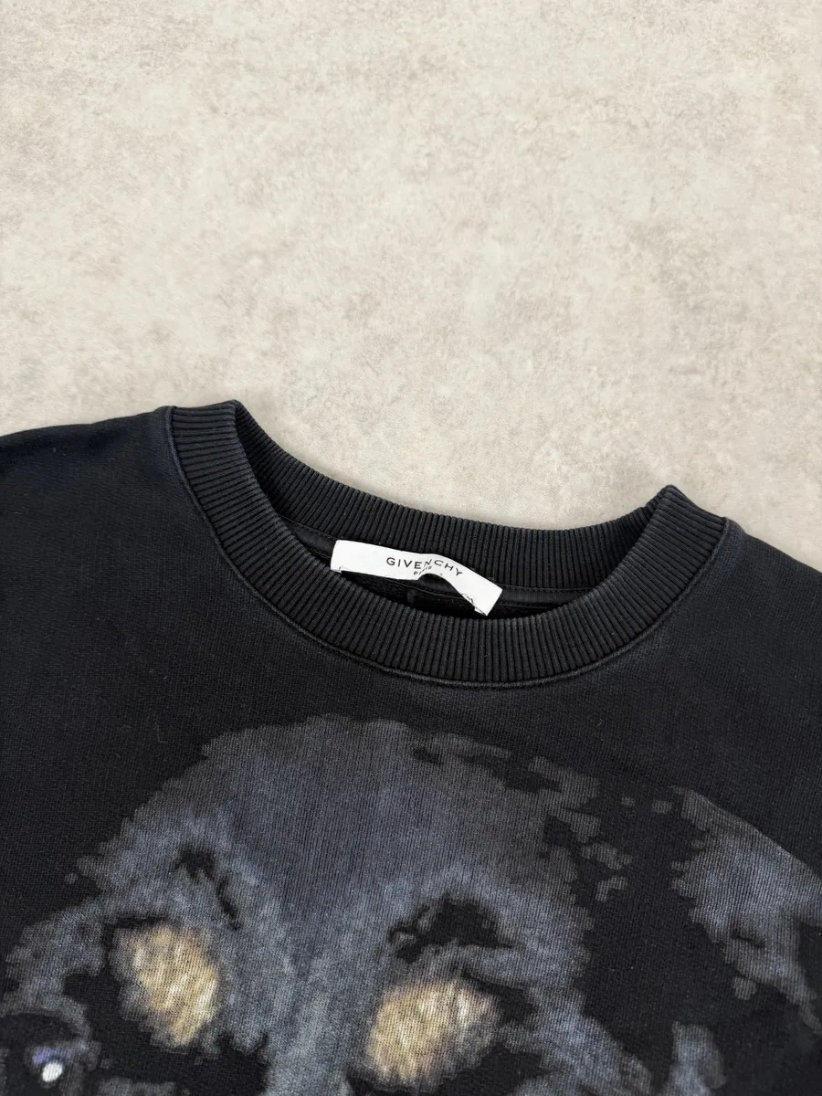 AW2017 Givenchy Black Rottweiler Dog Sweater - Image 9