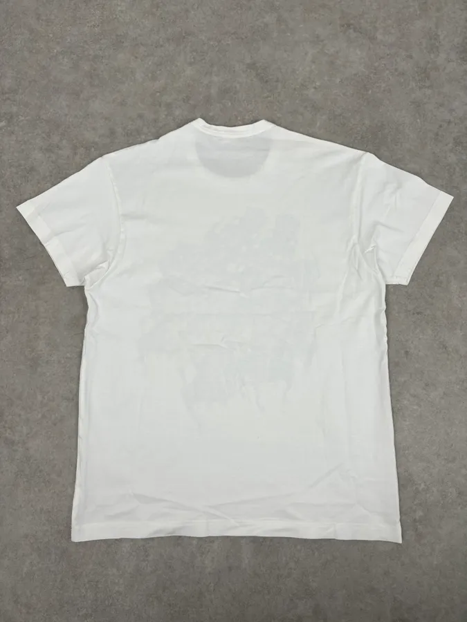 AW2017 Junya Watanabe White Union Jack Chair T-Shirt - Image 5