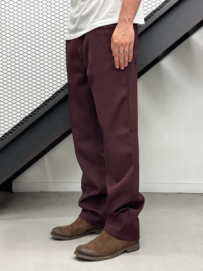 AW2017 Prada Bordeaux Classy Large Pants - Image 4