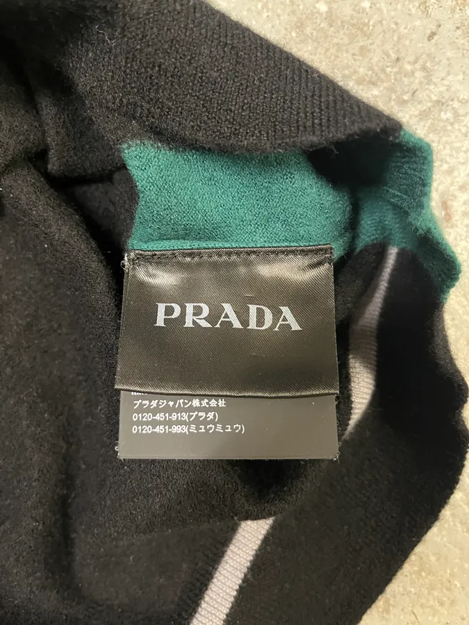AW2017 Prada Wool Black Sweater - Image 8