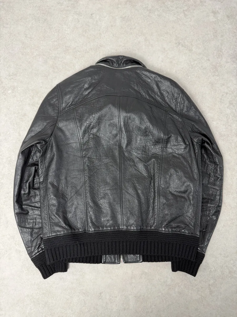 AW2017 Saint Laurent Black Premium Leather Jacket - Image 3