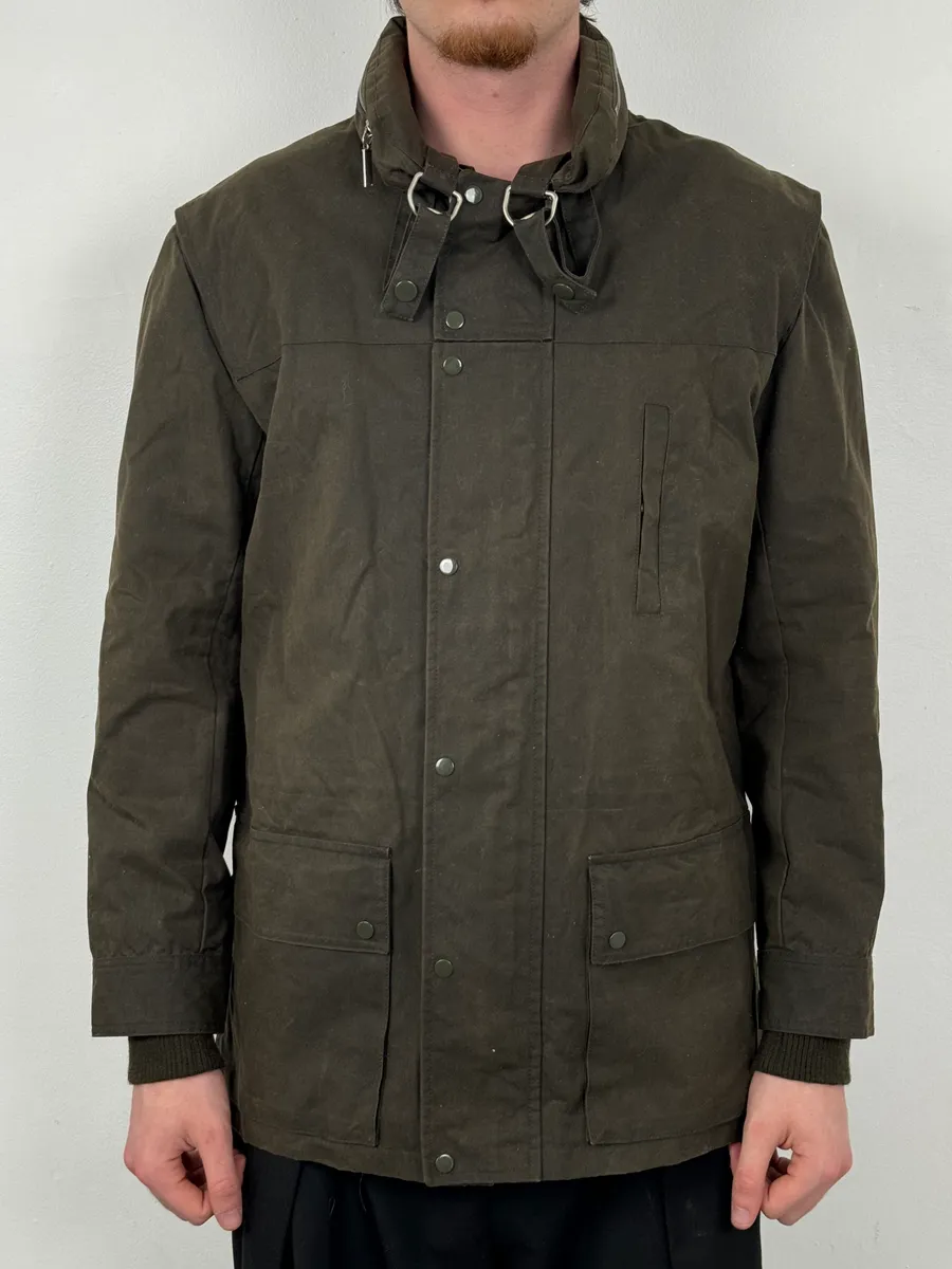 AW2017 Saint Laurent Khaki Cargo Parka Jacket - Image 2