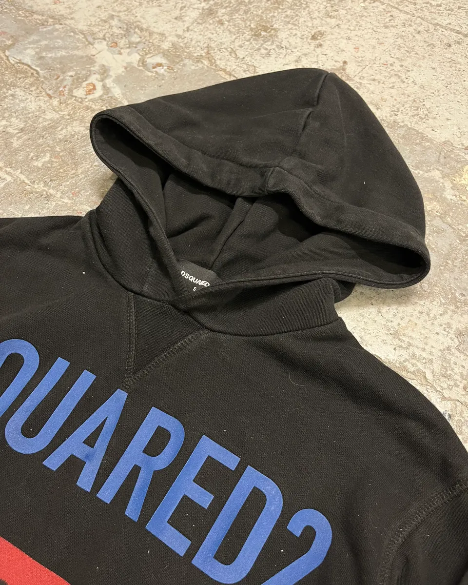 AW2018 Dsquared2 Black Human Shadow Hoodie - Image 5
