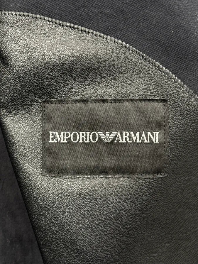 AW2018 Emporio Armani Brown Pony Hair Leather Jacket - Image 11