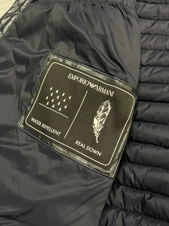 AW2018 Emporio Armani Quilted Navy Puffer Jacket - Image 10
