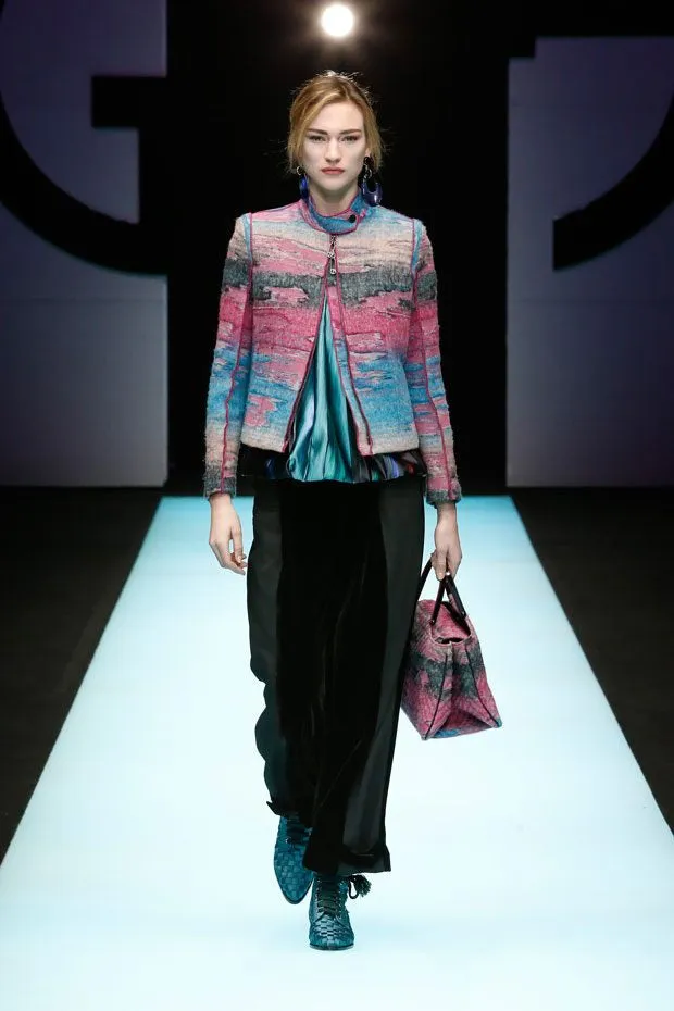 AW2018 Giorgio Armani Sunrise Mirage Shearling Fur Jacket