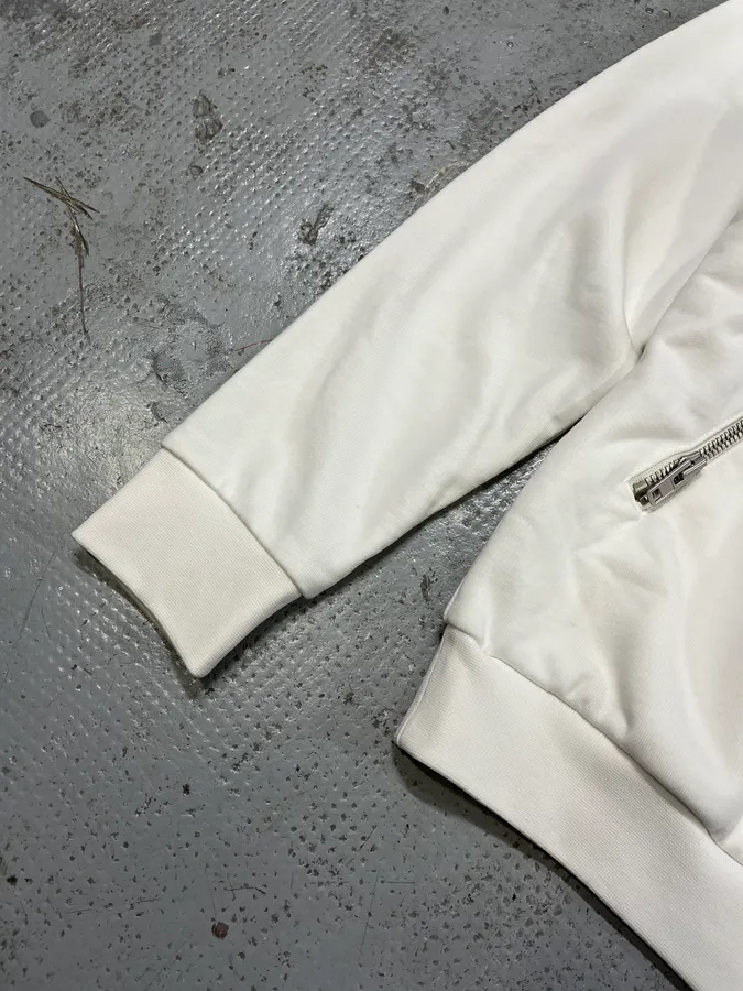 AW2018 Maison Margiela White 5 Zips Zip-up Hoodie - Image 5