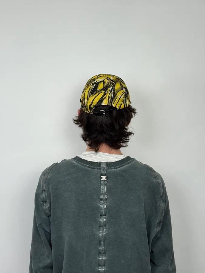 AW2018 Prada Banana Yellow Cap - Image 5