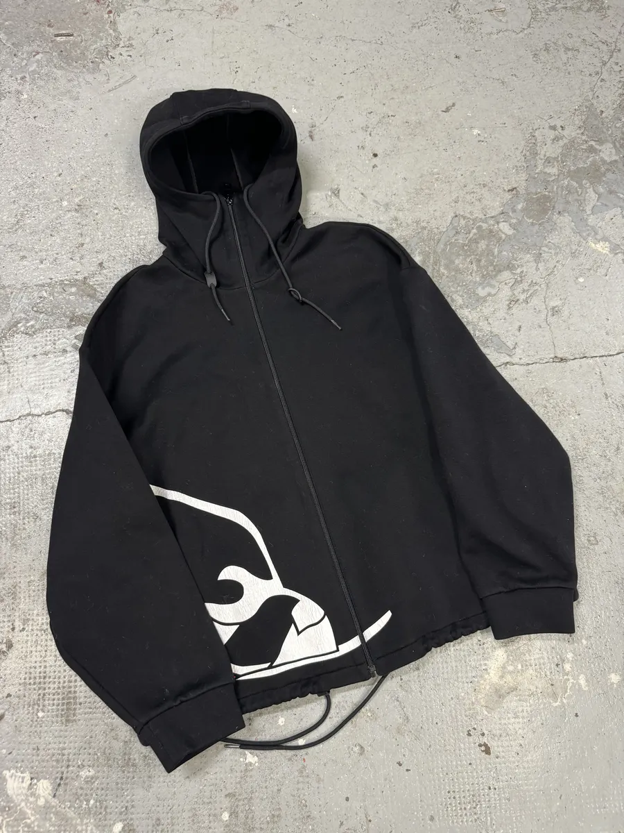 AW2018 Prada Graphic Logo Black Sweatshirt - Image 5