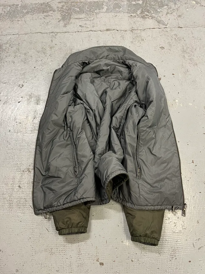 AW2018 Prada Linea Rossa Reversible Green & Grey Jacket - Image 10