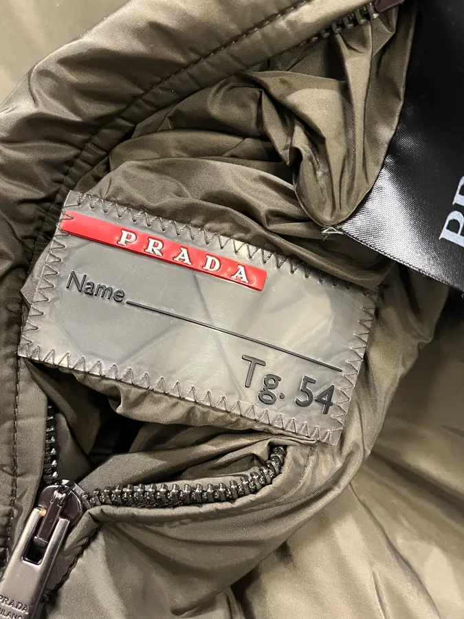 AW2018 Prada Linea Rossa Reversible Green & Grey Jacket - Image 12