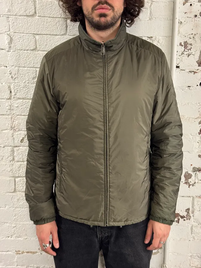 AW2018 Prada Linea Rossa Reversible Green & Grey Jacket - Image 2