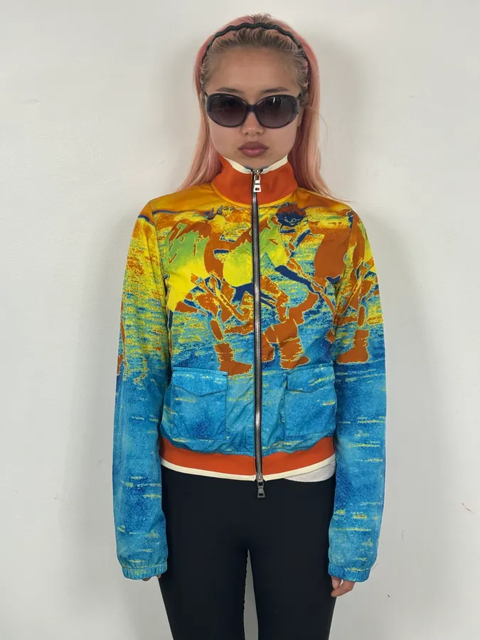 AW2018 Prada Thermal View Zip-Up Nylon Light Jacket - Image 2