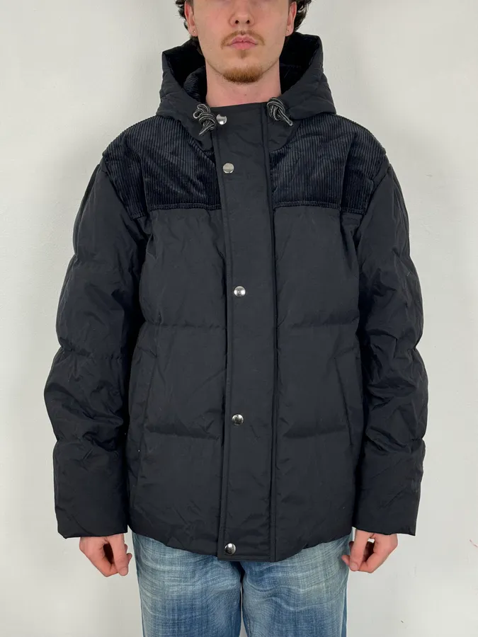 AW2019 Acne Studios Black Hybrid Premium Puffer Bomber Jacket - Image 2