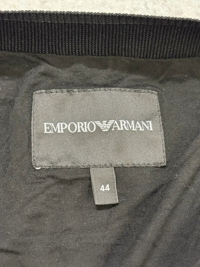 AW2019 Emporio Armani Black Glitters Buttoned Cardigan - Image 9