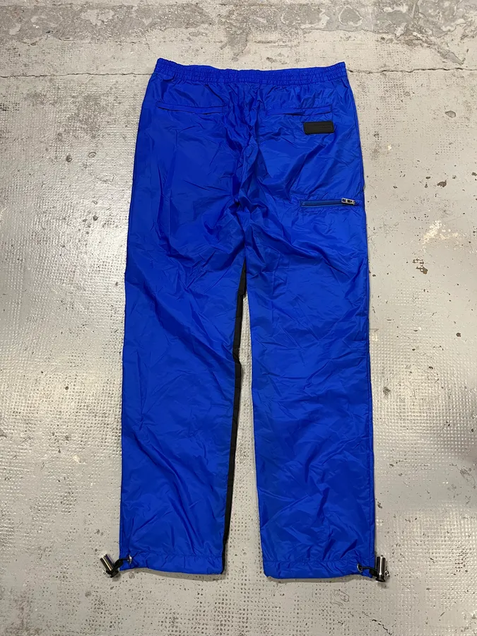 AW2019 Prada Electric Blue Nylon Pants - Image 8