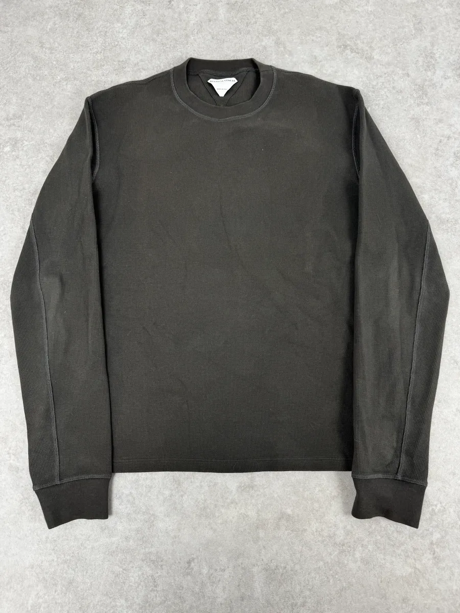 AW2020 Bottega Veneta Brown Classy Waffled Sweater