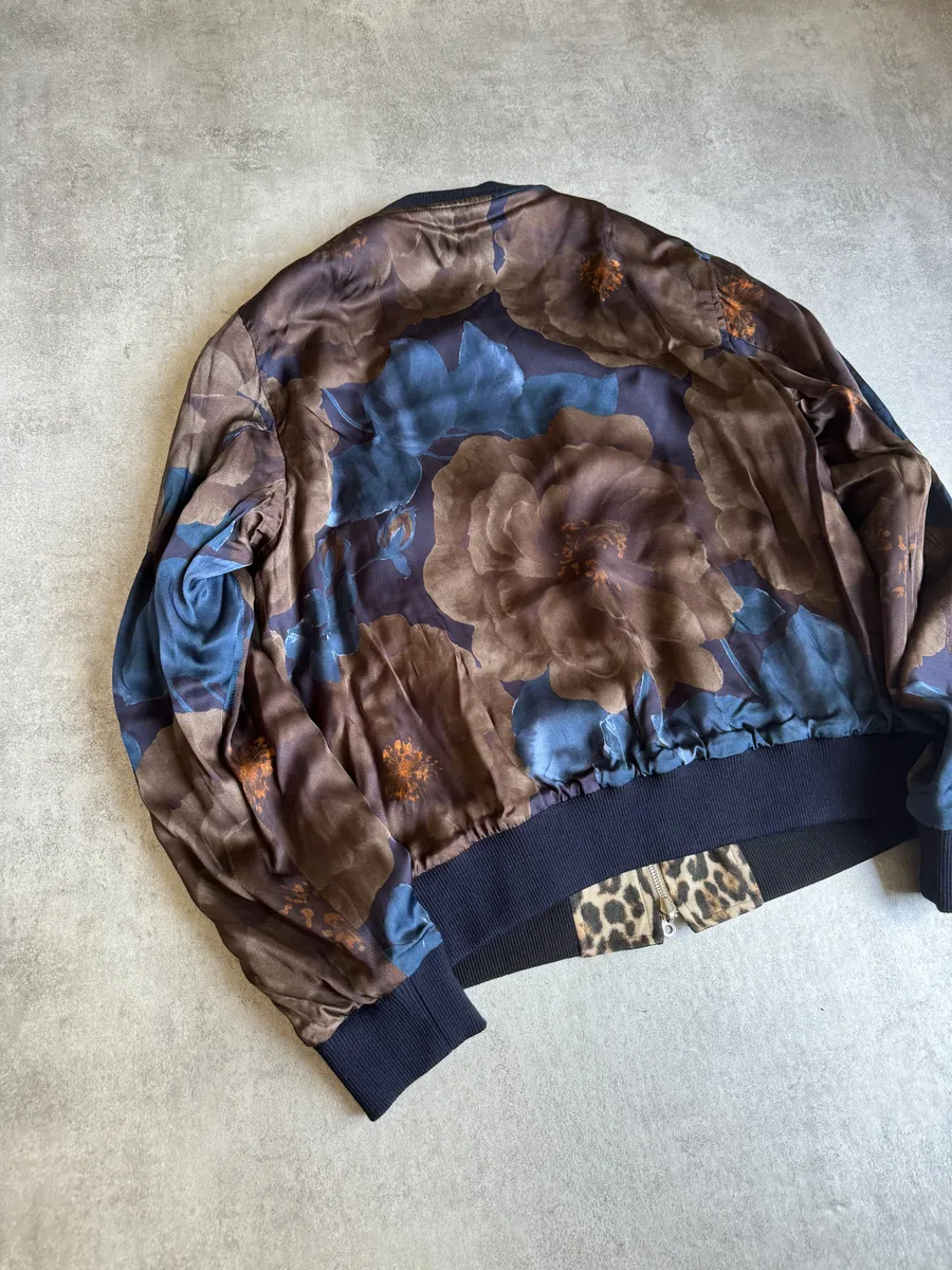 AW2020 Dries Van Noten Reversible Leopard Bomber Jacket - Image 5