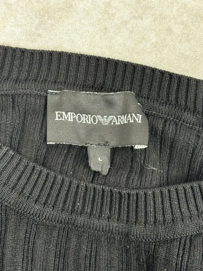 AW2020 Emporio Armani Black Light Sweater - Image 8
