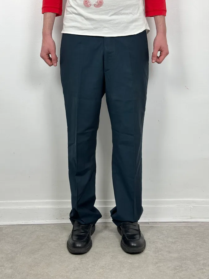 AW2020 Gucci Blue Classy Premium Tailored Pants - Image 2
