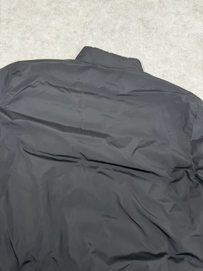 AW2020 Prada Black & Navy Reversible Puffer Hooded Jacket - Image 10