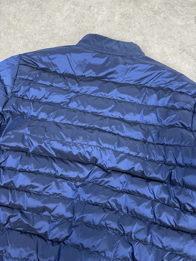 AW2020 Prada Black & Navy Reversible Puffer Hooded Jacket - Image 12