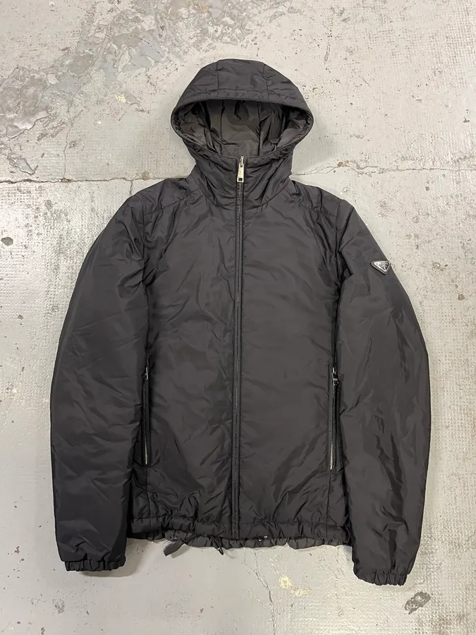 AW2020 Prada Reversible Black Nylon Jacket