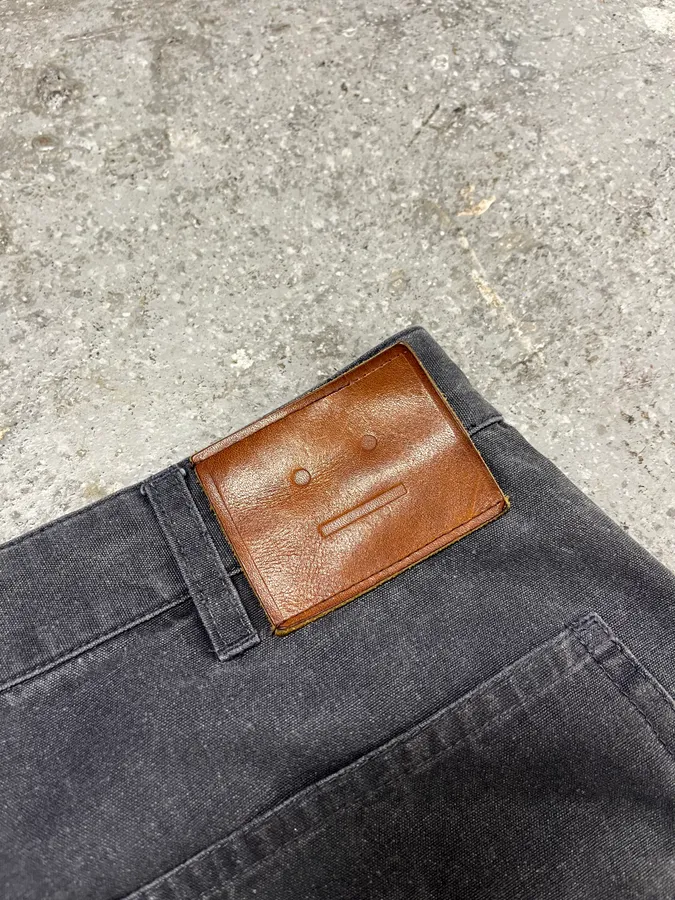 AW2021 Acne Studios Grey Stonewashed Carpenter Pants - Image 8