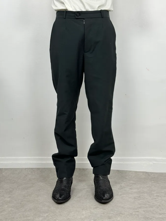 AW2021 Maison Margiela Black Signature Tailored Pants - Image 2