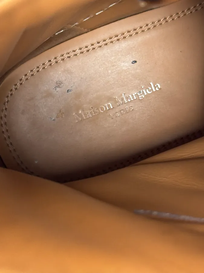 AW2021 Maison Margiela Brown Cargo Army Boots - Image 7