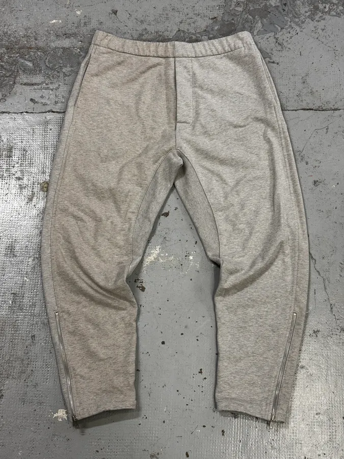 AW2021 Maison Margiela Grey Zip Jogger Pants