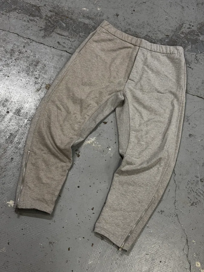 AW2021 Maison Margiela Grey Zip Jogger Pants - Image 6
