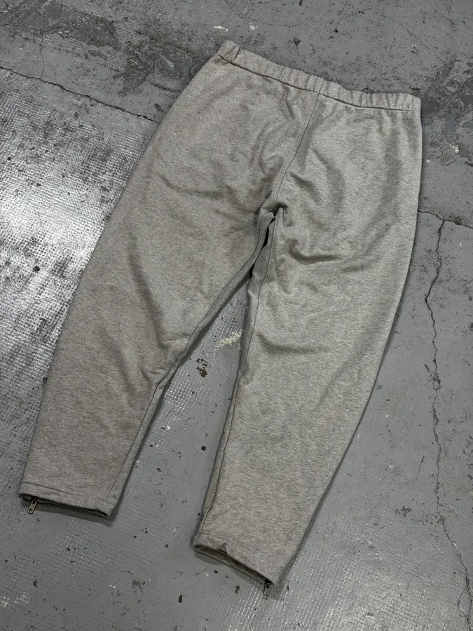 AW2021 Maison Margiela Grey Zip Jogger Pants - Image 7