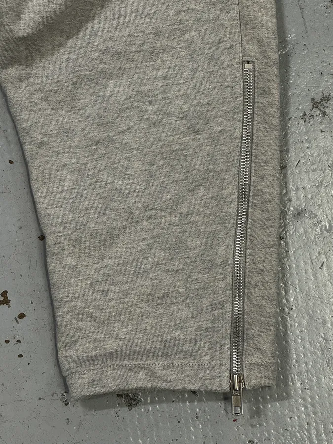 AW2021 Maison Margiela Grey Zip Jogger Pants - Image 8