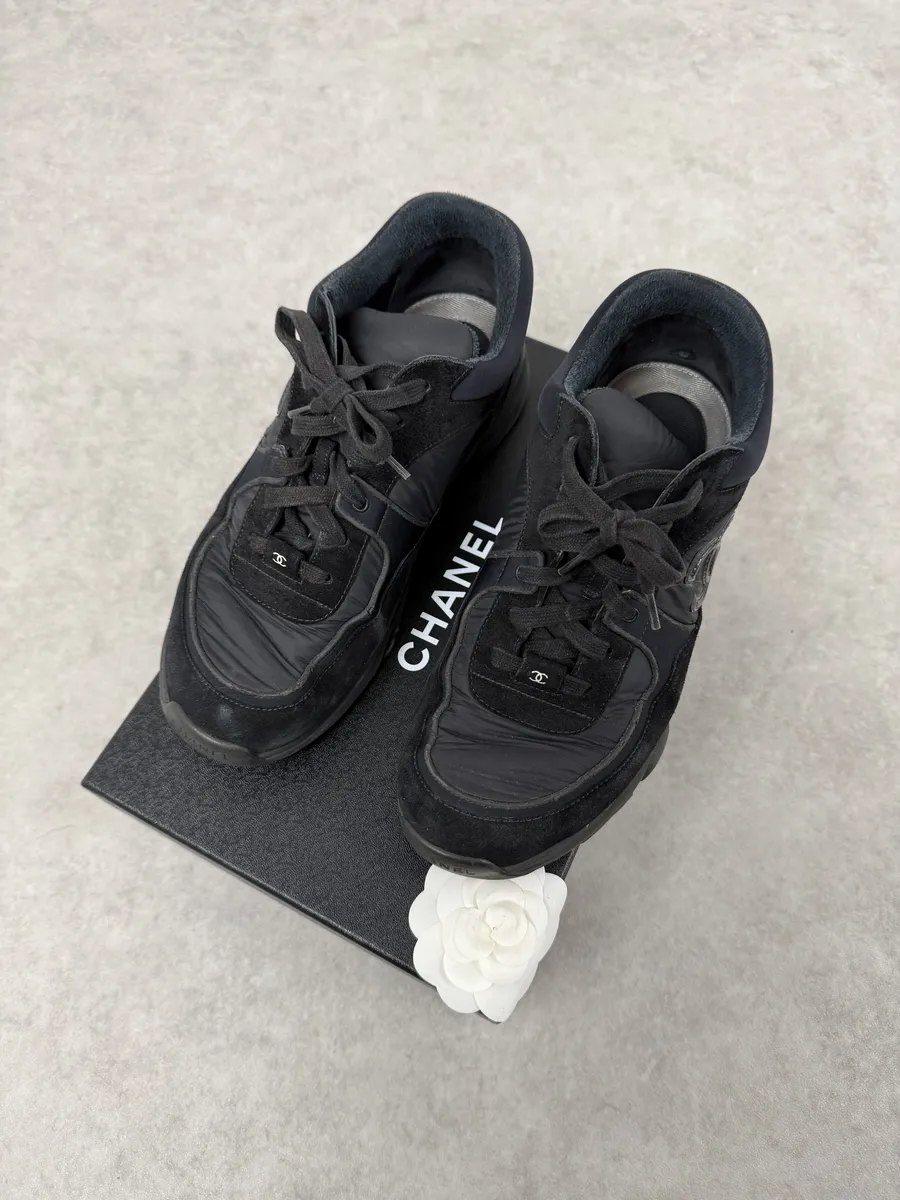 AW2022 Chanel Black Hybrid Sneakers - Image 3