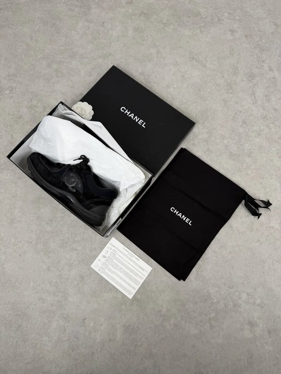 AW2022 Chanel Black Hybrid Sneakers - Image 4