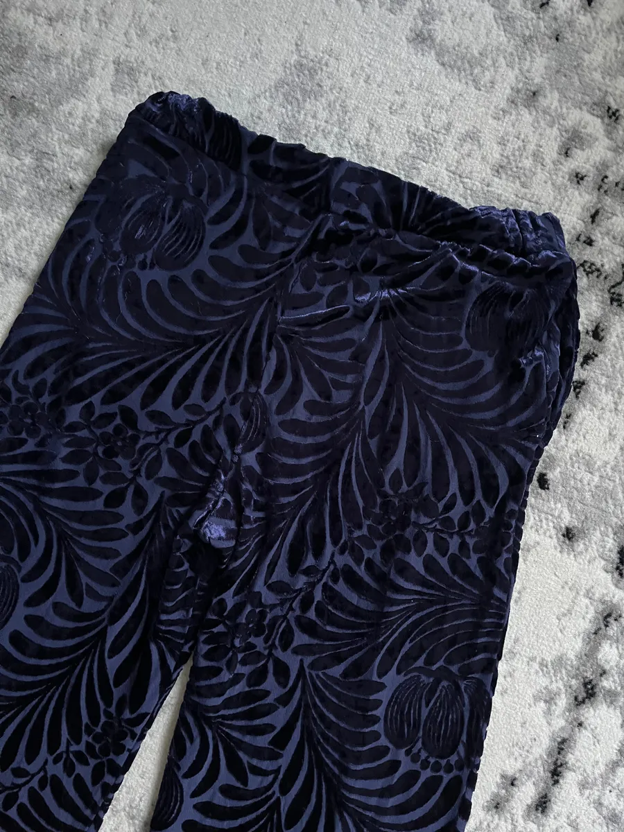 AW2022 Jil Sander Velvet Trouser Marine - Image 3