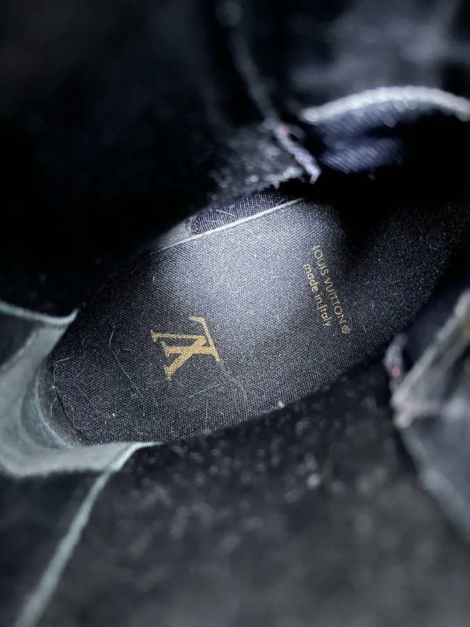 AW2022 Louis Vuitton Ornamented Sole Black Boots - Image 9