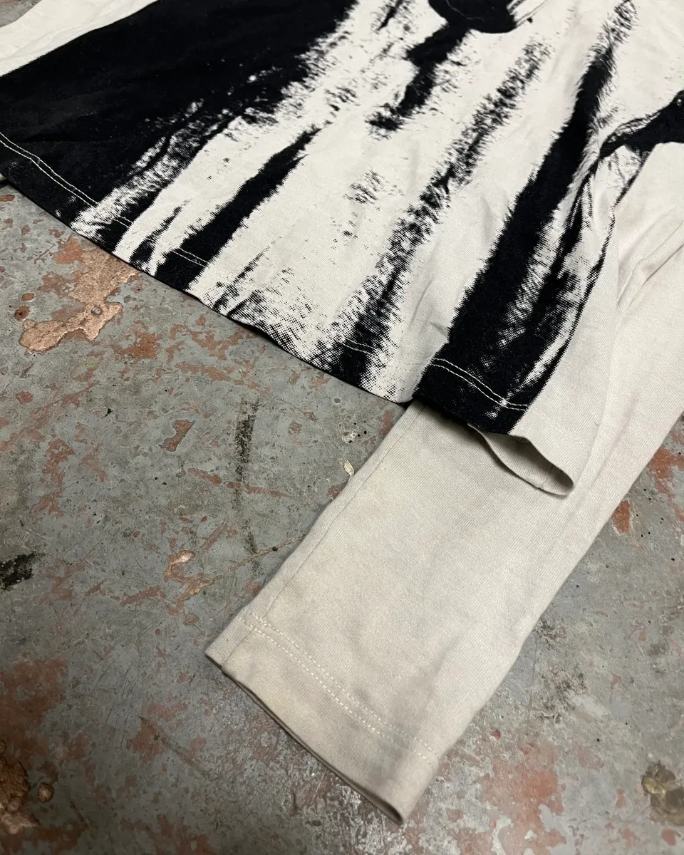 AW2022 Maison Margiela White Trompe LOeil Turtleneck Longsleeve - Image 7