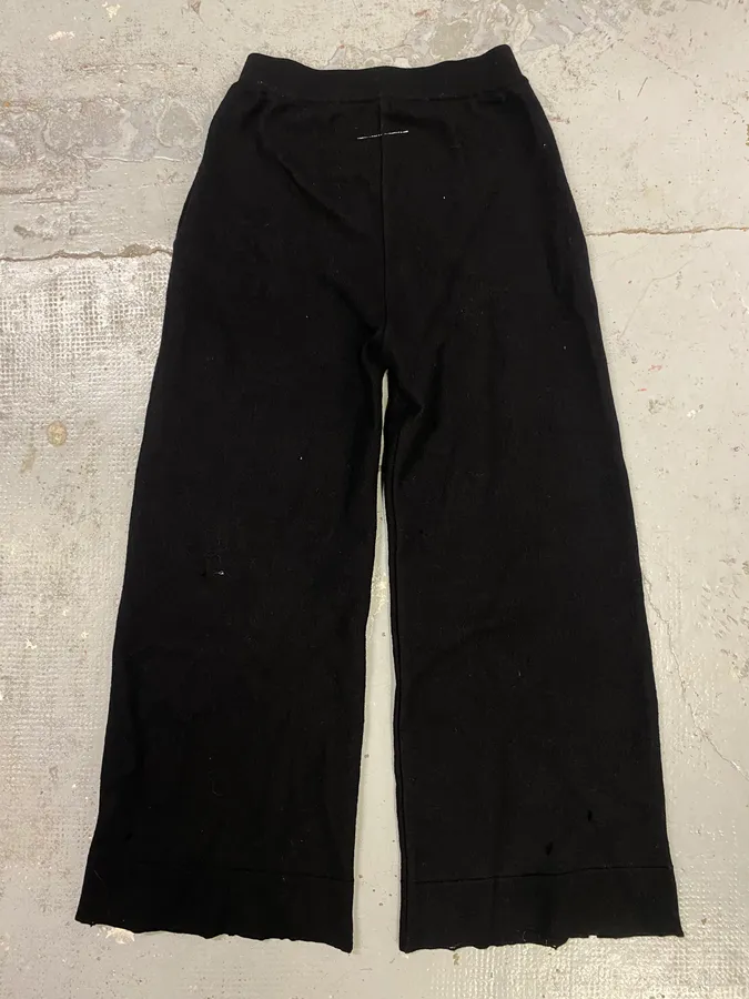 AW2023 Maison Margiela Black Cozy Trousers Jogging - Image 5